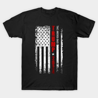 Donald Trump 2024 Take America Back American Flag Patriotic T-Shirt